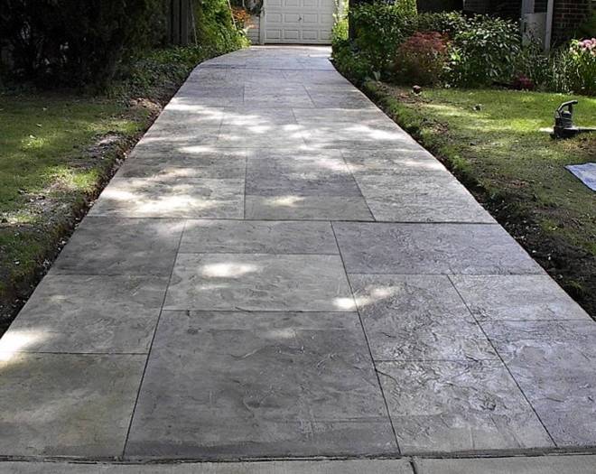 Decorative Stamped Concrete Driveways in Maryland