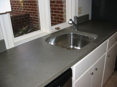 Designer Kitchen Countertops on Gray Concrete Kitchen Countertops Maryland